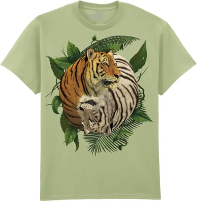 Tijger Yin Yang The Coloured House T-shirt S