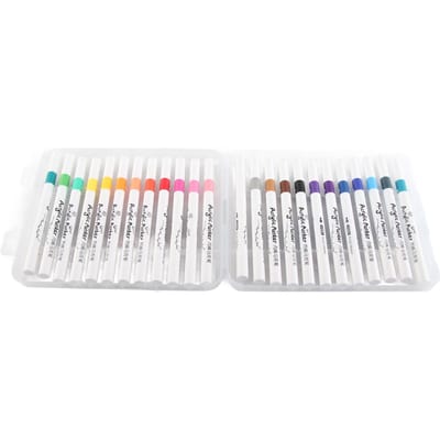 Acrylverf Markers Sterke Dekking Sneldrogend Waterdicht Ronde Schacht Graffiti Markers voor Glas veelkleurig