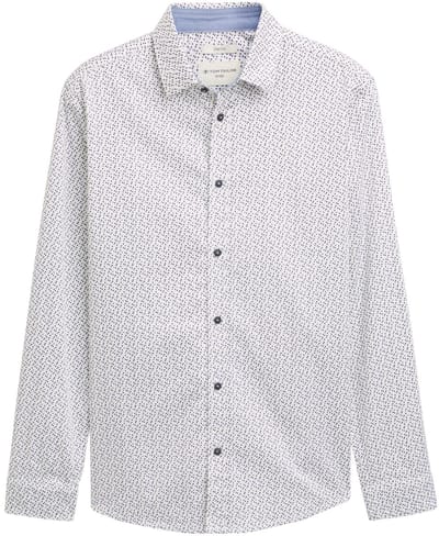 Tom Tailor - Hemd - Maat XXL - - 37264 white irr -
