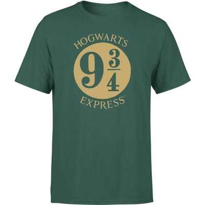 Harry Potter Platform Men's T-Shirt - Green - S