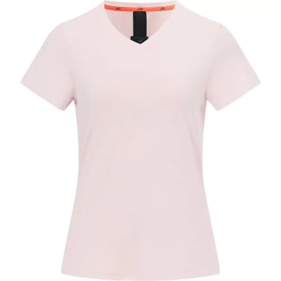 Dames Elkie T-shirt met V-hals en korte mouwen