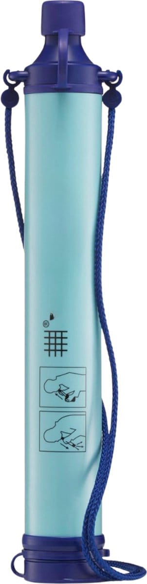 Waterfilter Survival – Survival Kit - Water Filter – Gemakkelijke bediening – Outdoor – 4000ML – Professioneel Waterfilter – Zuiver en Schoon Drinkwater - met Riem - Waterzuiveringsapparaat -- Blauw