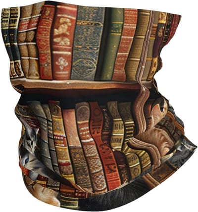 Multifunctioneel Sjaaltje - Nekwarmer Balaclava - Outdoor Activiteiten - Ademend Lichtgewicht - 25 x 50 cm - Vintage Wit