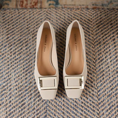 Pumps met vierkante neus en stilettohak, feeënstijl, voor woon-werkverkeer, werk, schoenen met vierkante gesp, damesschoenen met lage uitsparing en hoge hakken 40 brown