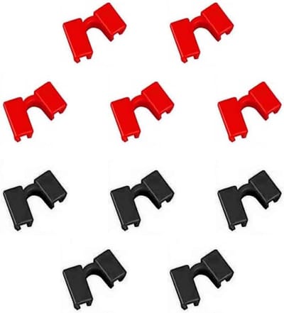 Herbruikbare Eetstokjes Hulpjes - 10 Stuks - Leer Eetstokjes Houder voor Beginners - Training Tool voor Kinderen & Volwassenen - Universele Pasvorm