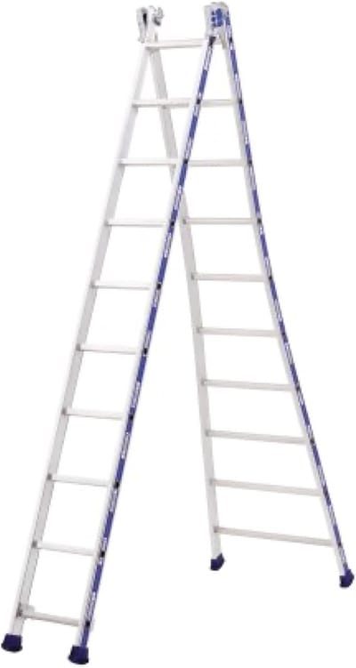 Inklapbare Telescoopladder met 2 Niveaus - Hoge Toegankelijkheid tot 4,94 Meter
