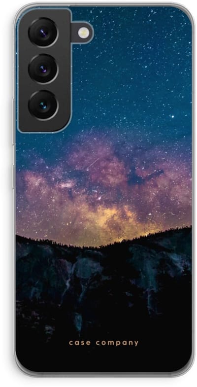 Case Company® - Hoesje geschikt voor Samsung Galaxy S22 hoesje - Travel to space - Soft Cover Telefoonhoesje - Bescherming aan alle Kanten en Schermrand