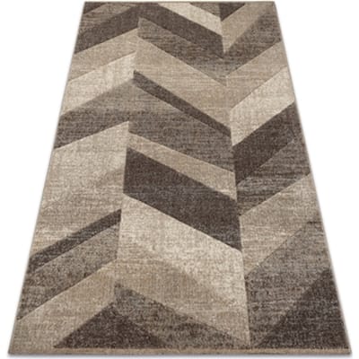 Kleden Rugsx Tapijt FEEL 5673/15055 Zilverspar beige / bruin 80x150 cm