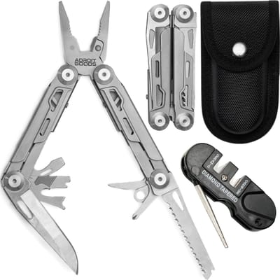 AdroitGoods Multitool Survival Zakmes - Nova X54 - 8 In 1 - Survival mes - Jachtmes - Camping - Kamperen