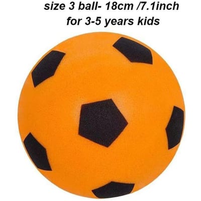 Stille Zaalvoetbal, Zacht Luchtloos Schuimvoetbal voor Kinderen, Stuitertrainingsbal, Veilig voor Thuis/Woonkamer