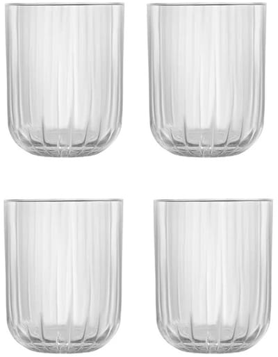 Royal Leerdam | Lynae tumblerglazen - 4 stuks - 370 ml - waterglazen - drinkglazen