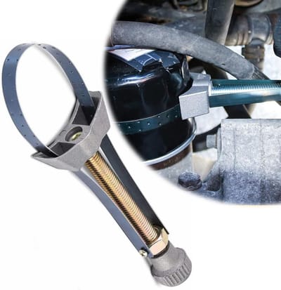 Dailygoods- Oliefiltersleutel Verstelbaar - Riemsleutel - Metalen