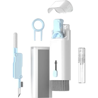 Multifunctionele draagbare elektronische reinigingsset, schone laptop/mobiel/telefoon/scherm/toetsenbord, meer blauwe kleur