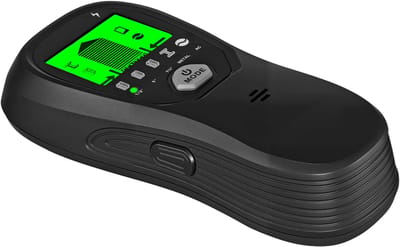 Elektronische wandscanner, 5-in-1 detector met slimme sensor, LCD-display en geluidsalarm voor het lokaliseren van metaal, wisselstroomkabels, balken en leidingen