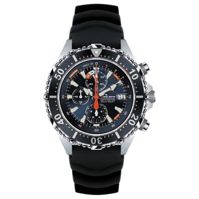 Chris Benz - CB-C300X-NB-KBS - Duikershorloge - Unisex - Quartz