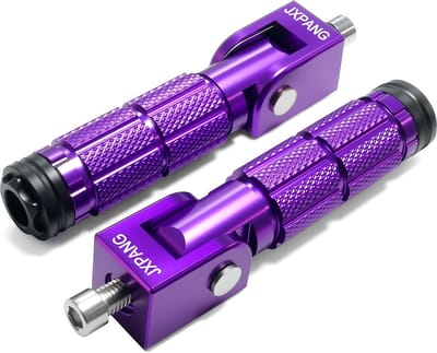 Universele Opvouwbare Motorfiets Passagiers Voetsteunen Achterset Set - 8mm Montage