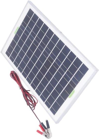 Zonnepaneel Kit - Energie Oplader - Outdoor Stroom - All-in-One - 20W 10A - Blauw
