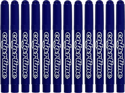 Colortime Stiften Lijndikte 5 Mm Donkerblauw 12 Stuks