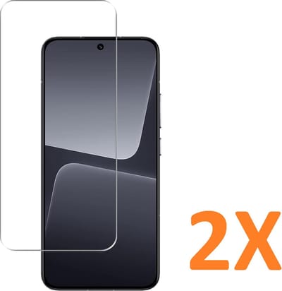 Screenprotector Glas - Tempered Glass Screen Protector Geschikt voor: Xiaomi 13 - 2x