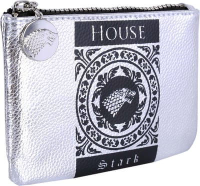 Zilveren toilettasje, portemonnee Game of Thrones