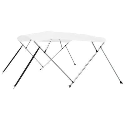 vidaXL - Biminitop - 4-boogs - 243x196x137 - cm - wit