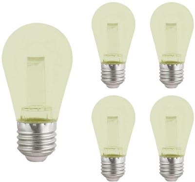 VITO LED Lamp G45 E27 - 2.5W (vervangt 18W) - 150lm - 2700K Warm Wit - 180-240V - Flikkervrij - Energiezuinig - 5 stuks