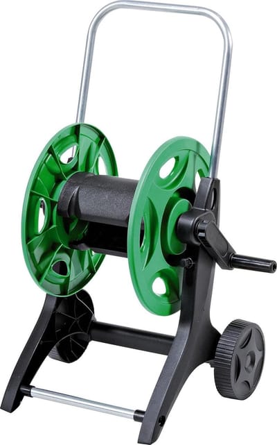Slanghaspel Snel - Waterslanghouder - Tuin Water Geven - Robuuste ABS Structuur - 50m Slang Capaciteit - Multicolor