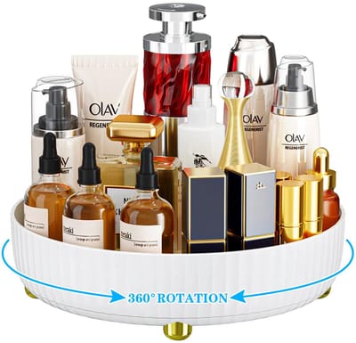 Unyqoos ® Ruime 360° Draaibare Cosmetica- en Make-up Organizer voor Slaapkamer en Badkamer