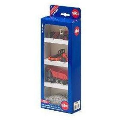 SIKU 6329, Cadeauset wegenbouw, kiepwagen, Liebherr-shovel, wals, beweegbare onderdelen, incl. granulaat