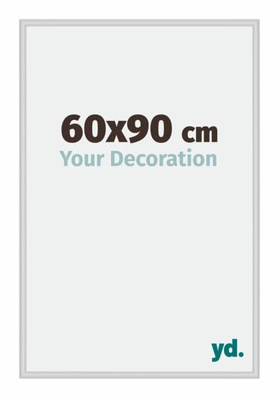 Your Decoration - Fotolijst 60x90 cm - Aluminium - Zilver Mat - Miami