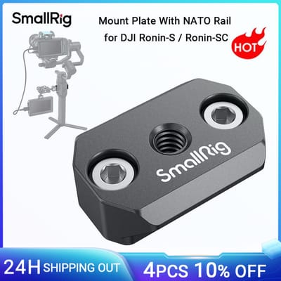 Smallrig Nato Rail Voor Dji Ronin S/Sc W 1/4 "-20 Schroefdraad Diy Dslr Rs 2/Rsc 2 Accessoires Voor Monitor Actie Camera -3032