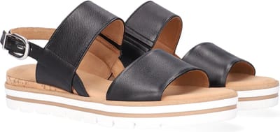 Gabor 774.1 Sandalen - Dames - Zwart - Maat 37,5