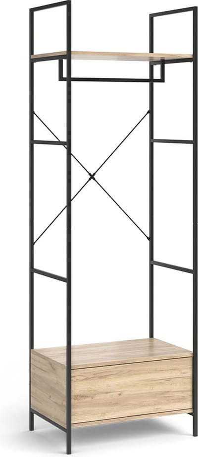 Vicco Enya Kledingkast – 60 x 180 cm met lade Hout