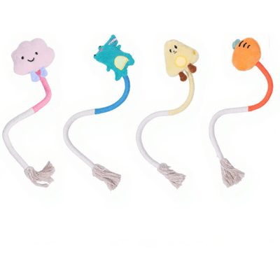 Meowmagic Kauwtouw Speelgoed voor Katten 4 Stuks