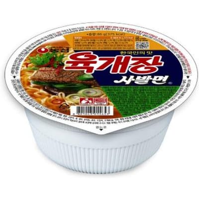 Nongshim Yukejang Bol Soupe aux Nouilles Chaude et Épicée 86g (2 possibilités) 1PCS