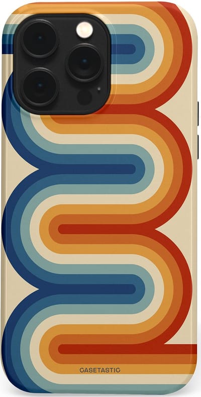 Casetastic Hoesje Geschikt voor Apple iPhone 14 Pro Max Magsafe - Stijlvolle Beschermende Duo-layer Case - Vintage Boog