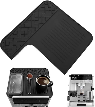 Dailygoods- Bovenmat Antislip - Beschermmat Koffiezetapparaat - Krasbestendig Siliconen - Op Maat Gemaakt - Flexibele Rand - Eenvoudig te Reinigen