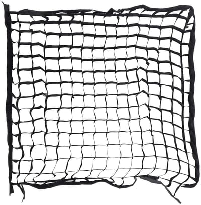 Dailygoods - Eggcrate Soft Grid voor Fotografie 80x80 Cm Softbox Cellulair Rooster Mesh met haak- en Lusbevestigingen Voering voor Fotografie