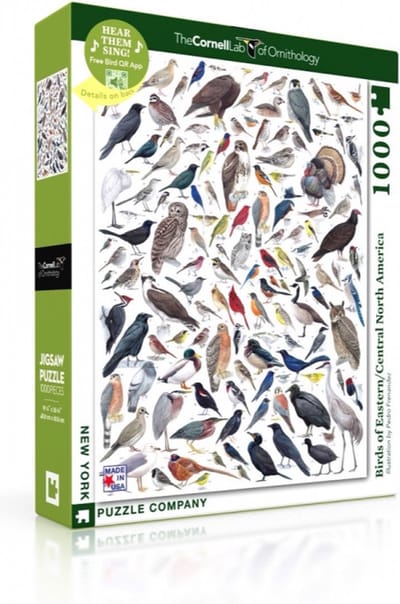 New York Puzzle Company - Cornell Lab Birds of Eastern/Centr. North American - 1000 stukjes puzzel