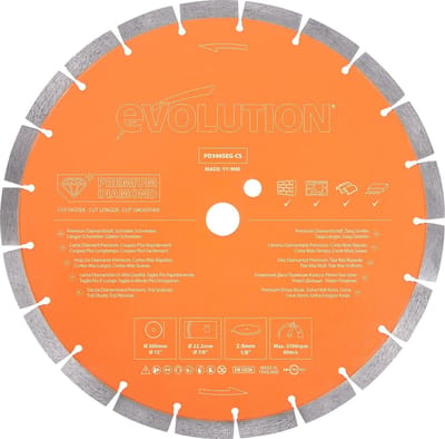 EVOLUTION - PREMIUM DIAMANTBLAD - 300 X 22.23 X 2.8 MM - 20 T