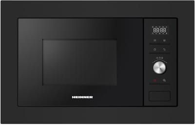 Heinner Inbouw Magnetron – 28 L – 900 W – 1000 W Grill – 5 Vermogensniveaus – Ontdooifunctie – 21 Automatische Programma’s – Digitale Bediening – Zwart