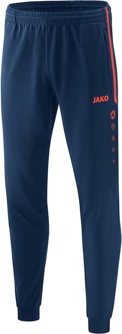 Jako Competition 2.0 Polyesterbroek Heren - Flame / Navy | Maat: M