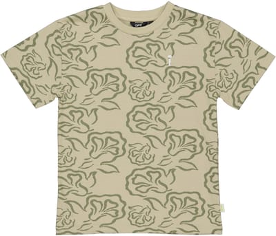 QPI - Deen Jongens shirt - AOP Taupe - Maat 92