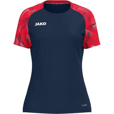 Jako Sonic T-Shirt Dames - Marine / Rood | Maat: 38/40