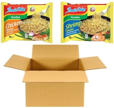 Instant Noedels Mixpakket Indomie Kip en Garnaal (40x 70 Gram)