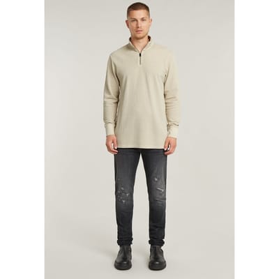 G-Star Overdyed Half Zip Tweeter Dk Brick Gd Taglia: S | Dolcevita Outlet | Uomo