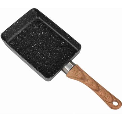 Verdikte Anti-aanbak Koekenpan Aluminium Kookgerei black