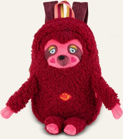 Oilily Sloth - Rugzak - Meisjes - Ritssluiting - Verstelbare Schouderbanden - Roze - One size
