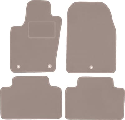 Beige velours vloermatten voor: Dodge Durango III off-road (2010-)