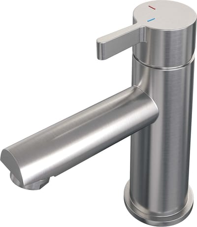 Brauer Brushed - Edition Wastafelmengkraan opbouw - laag - model E PVD - geborsteld RVS